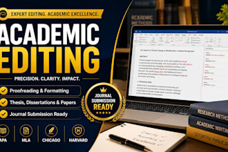 proofread and edit research papers