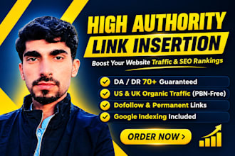 do niche edit link insertion on high traffic sites