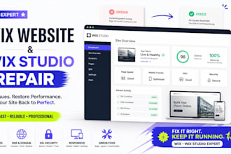 fix wix website wix studio bugs velo code dns ssl responsive layout errors