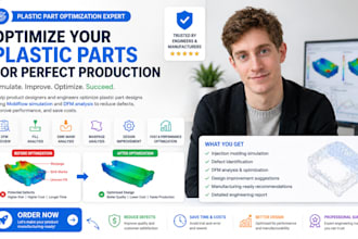 optimize plastic parts using moldflow injection molding simulation