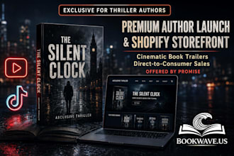 create viral booktok book trailer cinematic video custom shopify store setup
