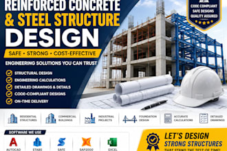 design reinforced concrete and steel structures with engineering calculations
