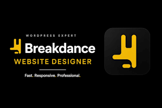build wordpress website with bricks or breakdance builder