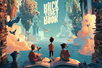design cartoon book cover design, book cover design