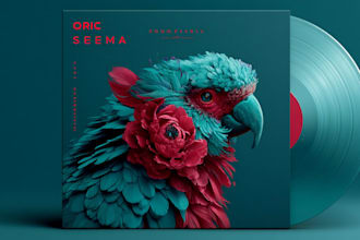 design album cover design, album cover art, music cover art