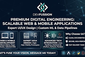 develop premium web and mobile applications with expert UI UX design for you