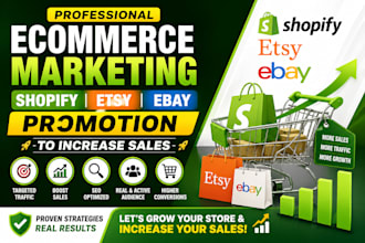 do ecommerce shopify marketing ebay promotion etsy promotion to increase sales