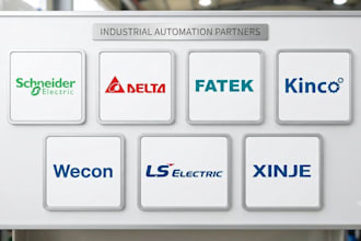 program schneider, delta, fatek, kinco, wecon, ls and xinje plcs