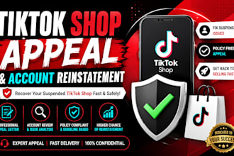 fix tiktok shop appeal  account reinstatement