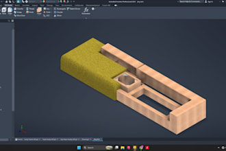 create autodesk inventor furniture designs with cnc ready aspire files