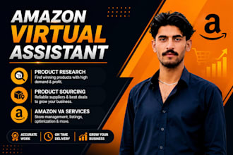 be your amazon virtual assistant for product research and data entry