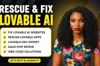rescue fix lovable ai website lovable app lovable dev saas mvp vibe code
