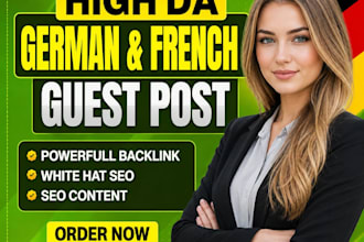 do german guest post and french guest post with dofollow backlink