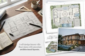 design luxury villa floor plans with premium architectural layouts