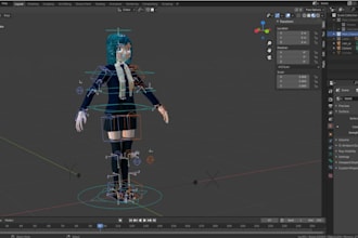 rig, convert, modify your 3d model ready for mmd, cc4, cc5, reallusion, iclone