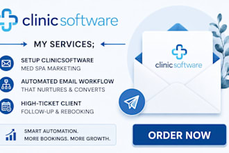 setup clinicsoftware med spa marketing clinicsoftware automated email workflow