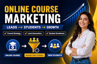 do online course promotion lead generation student enrollment funnel
