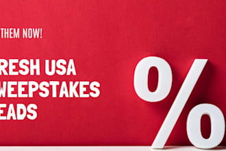 fresh usa sweeps leads, bank leads or loan leads, with any dialer system