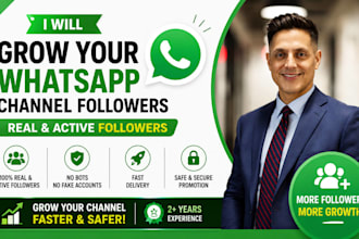 promote your whatsapp channel with real followers