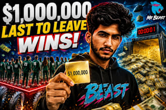 design a professional and eye catching youtube thumbnail