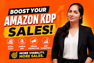 promote amazon ebook, audit amazon KDP book, kindle SEO and KDP book kmarketing