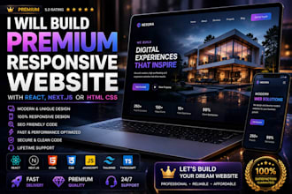 build a premium responsive website