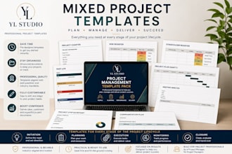 create professional project management templates in word, excel and powerpoint