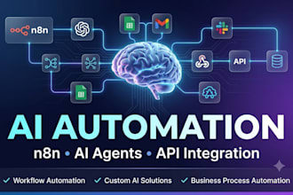 build ai automation workflows using n8n, apis and llms