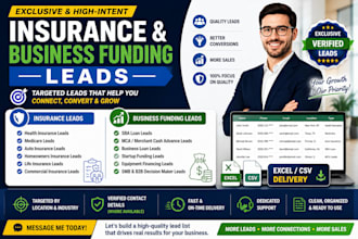 generate exclusive insurance and business funding leads that convert