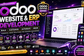 design, develop or redesign your odoo website and erp