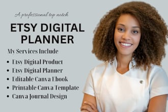 do etsy digital planner,book formatting, workbook layout design and formatting