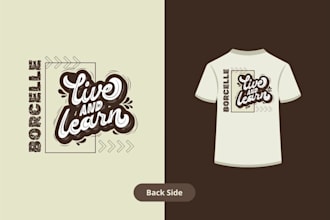 do music, gaming t shirt or logo design for your brand
