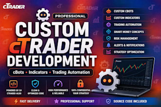 develop custom ctrader cbots, indicators, and trading automation