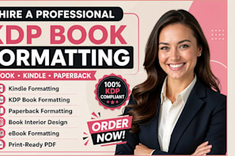 do KDP book formatting ebook formatting and paperback print book layout design