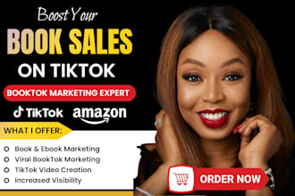 create booktok promotion booktok tiktok video promotion ebook sales amazon kdp