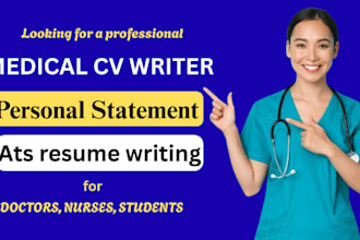 write medical resume, healthcare resume, nursing resume, CV writing, ats resume