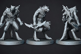 sculpt 3d printable character, action figure, toy or statue stl file