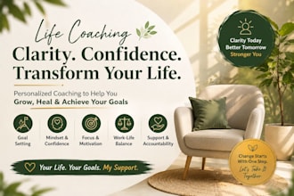 provide professional life coaching for personal growth and success