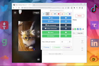 do custom social media bot, tiktok bot, instagram bot youtube bot, twitter x bot