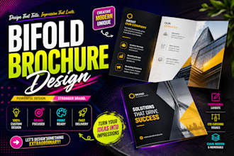 do pro bifold, trifold brochure, news letter, fashion catalog, magazine cover