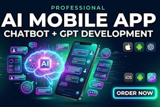 teach you how to build ai chatbot apps for android and ios using flutter