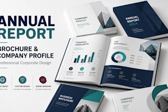 design your annual report, brochure, company profile, and booklet