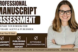 review your manuscript and prepare it for literary agent submission