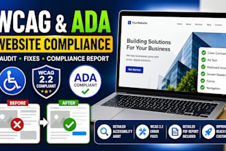 perform a professional ada and wcag accessibility audit