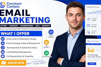 do constant contact email marketing letter campaign autoresponder list segment