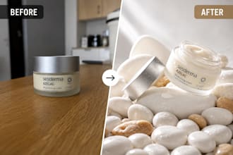 create realistic product photography for ecommerce