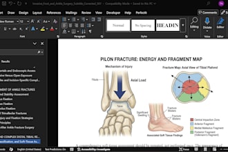 format your medical textbook or academic document in word
