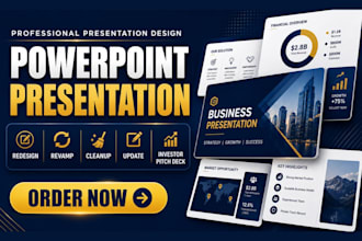 redesign powerpoint presentation revamp cleanup canva update investor pitch deck
