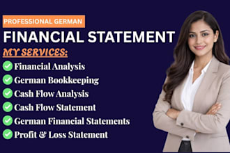 do german financial statement, profit and loss statement, balance sheet cashflow