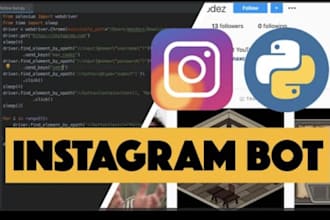 build tiktok live streaming bot, tiktok api bot, instagram api bot, youtube bot